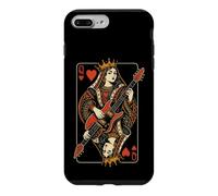 Guitar Queen Of Hearts Card Guitarist Music Lover Gift Case for iPhone 7 Plus/8 Plus