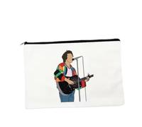Guitar Rainbow Love Red Tour Cute Pattern Band Harry One 1D Styles Direction Cosmetic Bag Makeup Pencil Case Custom Name Travel Organiser Purse Wallet School Bag Mini Canvas Toiletry Bags Luggage