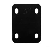 Guitar Repair Parts Set of Three Electric Guitar Neck Shims with Varying Degrees 0 25, 0 5 and Degree (Black)