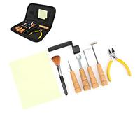 Guitar Repair Tool, Guitar Maintenance Tool Pure Cotton Guitar Repair Accessory L Shaped Wrench Guitar String Winder for Professional for Beginner