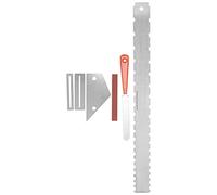 Guitar Repair Tools, Guitar Slot Ruler Guitar Maintenance Kit Stainless Steel Fret Polishing Tools for DIY Lovers for Guitar Lovers