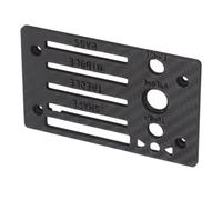 Guitar Replacement Faceplate for Ibanez Fishman SST Preamp, 3D Printed Guitar Preamp Control Plate Cover, Guitars Accessories Black