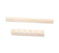 Guitar Replacement Parts 1 Set Guitar Bone Bridge Saddle Blank& Nut For Classical Guitar Parts Accessories
