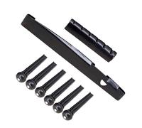 Guitar Replacement Parts Portable 6 Strings Guitar Bridge Pins Saddle Nut Acoustic Tailpiece Accessories Acoustic Bridge Pins