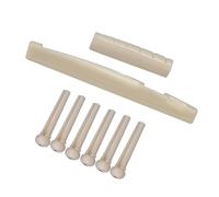 Guitar Replacement Parts Portable 6 Strings Guitar Bridge Pins Saddle Nut Acoustic Tailpiece Guitar Accessories