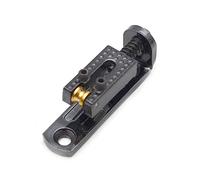 Guitar Replacement Parts Single Guitar Roll Bridge W/Wrench Screw For 3/4/5/6/7/8 String Guitar Banjo Parts (Color : Black)