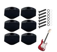 Guitar Replacement Pegs - 6 Pieces Square Tuning Keys Guitar Parts Repair | Maintenance Update Repair for Musicians Map