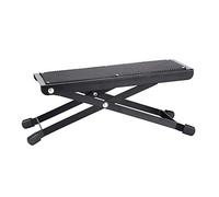 Guitar Rest Foot-4-Positions Anti-Slip Adjustable Folding Metal Guitar Foot Rest Stool Pedal Stand