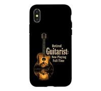 Guitar Retirement Retired Guitarist Now Playing Full Time Case for iPhone X/XS