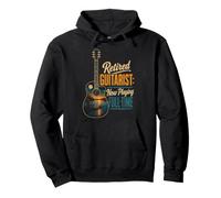 Guitar Retirement Retired Guitarist Now Playing Full Time Pullover Hoodie