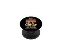Guitar Retro You Don't Stop Playing When You Get Old Gift PopSockets Adhesive PopGrip