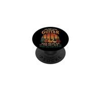 Guitar Retro You Don't Stop Playing When You Get Old Gift PopSockets Adhesive PopGrip