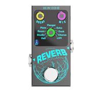 Guitar Reverbs Device Guitar Reverbs Pedal with Large Footswitch and 9 Digital Effects Designs for Guitar Reverbs Effector