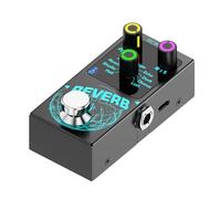 Guitar Reverbs Effector Single Block with Large Footswitch | Digital Reverbs Guitar Effect Pedal with Illuminated Control and Stable Connectivity for Musicians