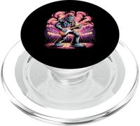 Guitar Rock Sasquatch Crowd Scene Graphic PopSockets PopGrip for MagSafe