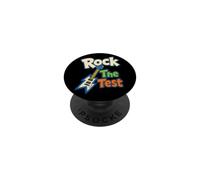 Guitar Rock The Test Kids Test Day Rock Music Gift PopSockets Adhesive PopGrip