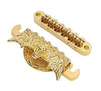 Guitar Roller Saddle Bridge, 6 String Guitars Bridges Pretty Design Easy Setting with 6mm Mounting Hole for EPI for LP