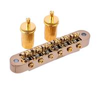 Guitar Roller Saddle Bridge Tune O-Matic Bridges With Post Hole 6.3mm Replacement Set For Most 6 String Electric Guitars Tailpiece Roller Saddle Tune O Matic And Tailpiece