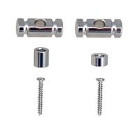 Guitar Roller String Trees Retainer With Mounting Screws Set For Electric Guitars Parts Silver/Black/Golden Guitar Guide Guitar Roller String Trees