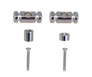 Guitar Roller String Trees Retainer With Mounting Screws Set For Electric Guitars Parts Silver/Black/Golden Guitar Guide Guitar String Trees