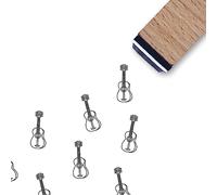 Guitar Rubber Stamp, 3/5 Inch Small Mini Stamp for Scrapbooking Card Making Planner