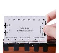 Guitar Ruler, Portable Action Ruler for String Height | Configuration Tools, Bass Accessories, Professional Electric Guitar Parts, Luthier Repair Tool for