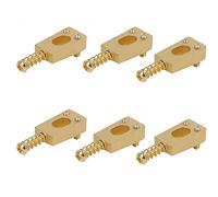 Guitar Saddle, Accessories Small size String Saddles, improving tone Music teacher office Guitar for home shool Golden