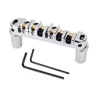 Guitar Saddle Bridge - LP Ball Bearing Bridge, Electric Guitar Top Chain | String Instruments Roller Bridge, Electric Guitar Replacement, Includes 2 Keys for the
