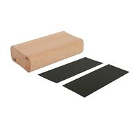 Guitar Sanding Block, Wood Radius Sanding Block Luthier Tool for Guitar Fretboard Fingerboard Fret Leveling(10 and 12 Inch)