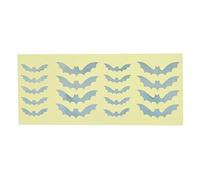 Guitar Scale Sticker, Fretboard Decor Inlay Bat Pattern Stickers Adhesive Marker Musical Instrument Accessories for Guitar Ukulele