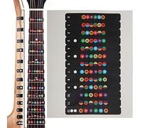 Guitar Scale Sticker, Music Decal Stickers Vinyl Finger Guide Musical Instrument Accessories for 6-String Acoustic Electric Guitar