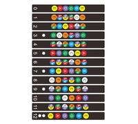 Guitar Scale Stickers Suitable for Beginners Easy Learning and Quick Mastery of Scale Suitable for All Fretboards Removable Guitar Decals