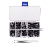 Guitar Screw Kits 9 Types Assortment Set with Springs for Guitar Bridge Pickup Pickguard Tuner Switch Neck Plate