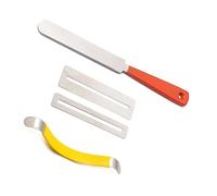 guitar set up tools Guitar Fret Crowning File Leveling Tool Grinding Protectors Repair Part Set Guitar Repair Tool (Color : The first set)