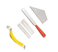 guitar set up tools Guitar Fret Crowning File Leveling Tool Grinding Protectors Repair Part Set Guitar Repair Tool (Color : The third set)