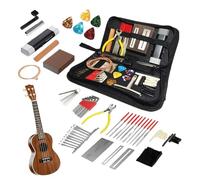 Guitar Setup Kit, Guitar Tool Kit, 72 x Complete Setup and Repair Tools with Carry Bag, String Instrument Accessories for Musicians, Care Set with String Picks Bridge Pins