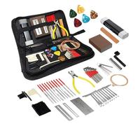 Guitar Setup Tool Kits, Electric Guitar Tool Kit - 72x Complete Setup & Repair Tools with Carry Bag - CARE FIELD WITH STRINGS HANDLES PIND