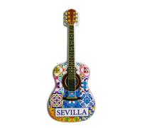 Guitar Sevilla Spain Refrigerator Magnet Travel Souvenir Fridge Decoration Creative Craft