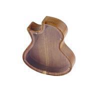 Guitar Shape Coin Storage Box Decorative Money Storage Jar Organizer Wood Coin Bank for Home Office Bedroom Decor
