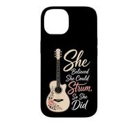 Guitar She Believed She Could Strum So She Did Girls Gift Case for iPhone 14