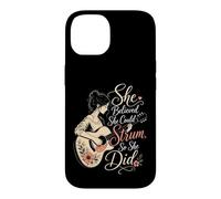 Guitar She Believed She Could Strum So She Did Girls Gift Case for iPhone 14