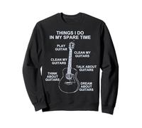 Guitar Shirts for Men and Women Funny Guitar Player Vintage Sweatshirt