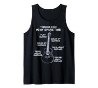 Guitar Shirts for Men and Women Funny Guitar Player Vintage Tank Top