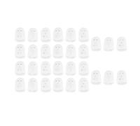 Guitar Silicone Finger Protectors Breathable Transparent Fingertip Guards for Musicians Arthritis Sufferers Premium Soft Skin Friendly Material 30pcs M Size