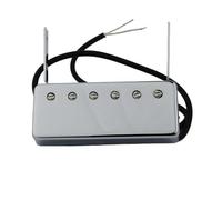 Guitar Single Coil Neck Pickups Replacement Parts for Floating Jazz Style Electric Guitar Chrome(CR)