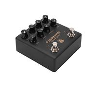 Guitar Single Effects, Wider Dynamic Range Distortion Effect Pedal True Bypass 2 Channel for Electric Guitars