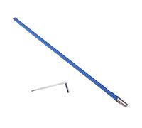 Guitar Single-Way Steel Truss Rod 42cm 3/4 with L-Shaped Wrench | Blue Shrink-Wrapped Body, 5.3mm Inner Head and 9.2mm Outer Head, 4mm Key Size for 5-string Bass Use