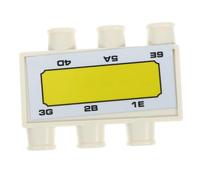 Guitar Six-hole Tuning Whistle for Acoustic Folk Lessons | Plastic Body, Ribbed Lip Blow Tube, One-piece Design, Reference Pitch Generation for Busking and Teaching Random Color