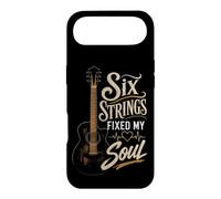 Guitar Six Strings Fixed My Soul Vintage Guitarist Gift Case for iPhone Air