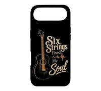 Guitar Six Strings Fixed My Soul Vintage Guitarist Gift Case for iPhone Air